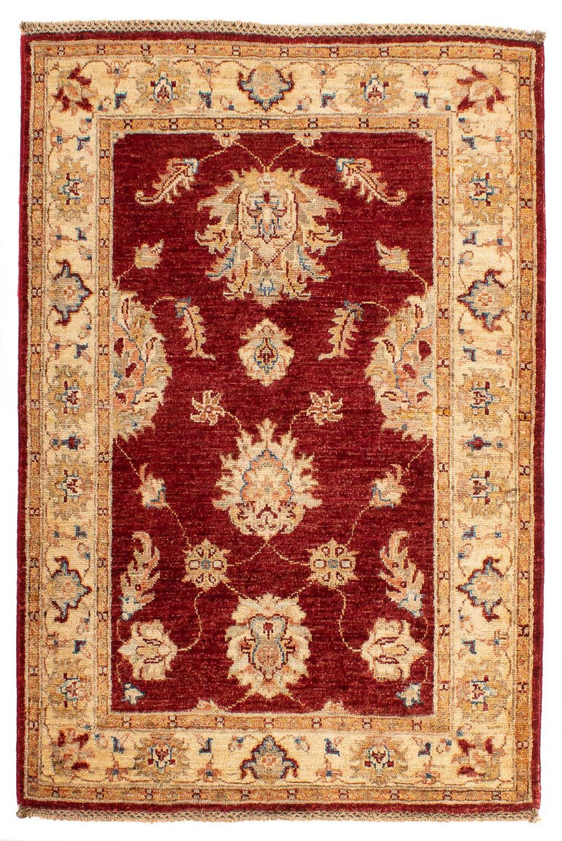 Ziegler Teppich 119 x 84 cm - dunkelrot