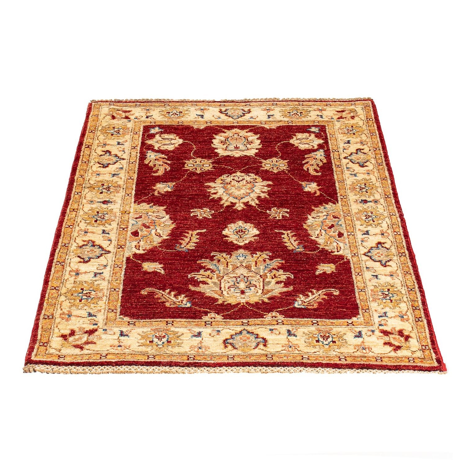 Ziegler Teppich 119 x 84 cm - dunkelrot
