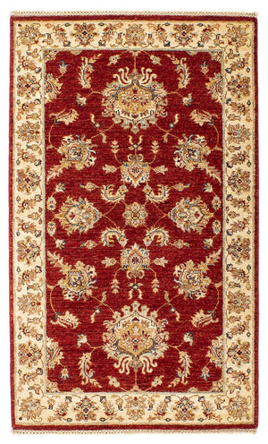 Ziegler Teppich 155 x 88 cm - dunkelrot