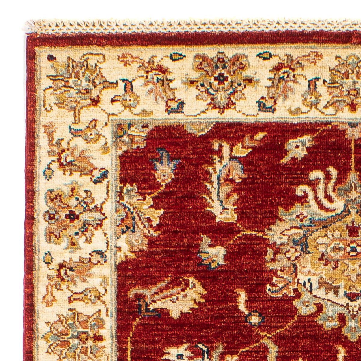 Ziegler Teppich 155 x 88 cm - dunkelrot