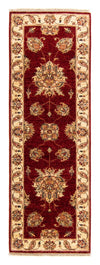 Ziegler Teppich 62x178cm - Orientteppich - Läufer / Dunkelrot / 62 x 178 cm Läufer