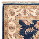 Ziegler Teppich 124 x 79 cm - dunkelblau