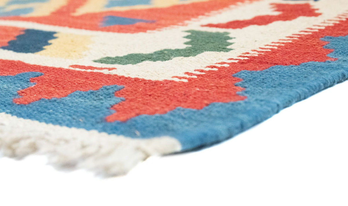 Kelim Teppich - Splash 147 x 101 cm - rot