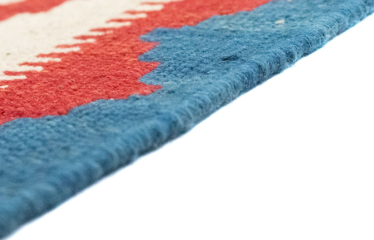 Kelim Teppich - Splash 147 x 101 cm - rot