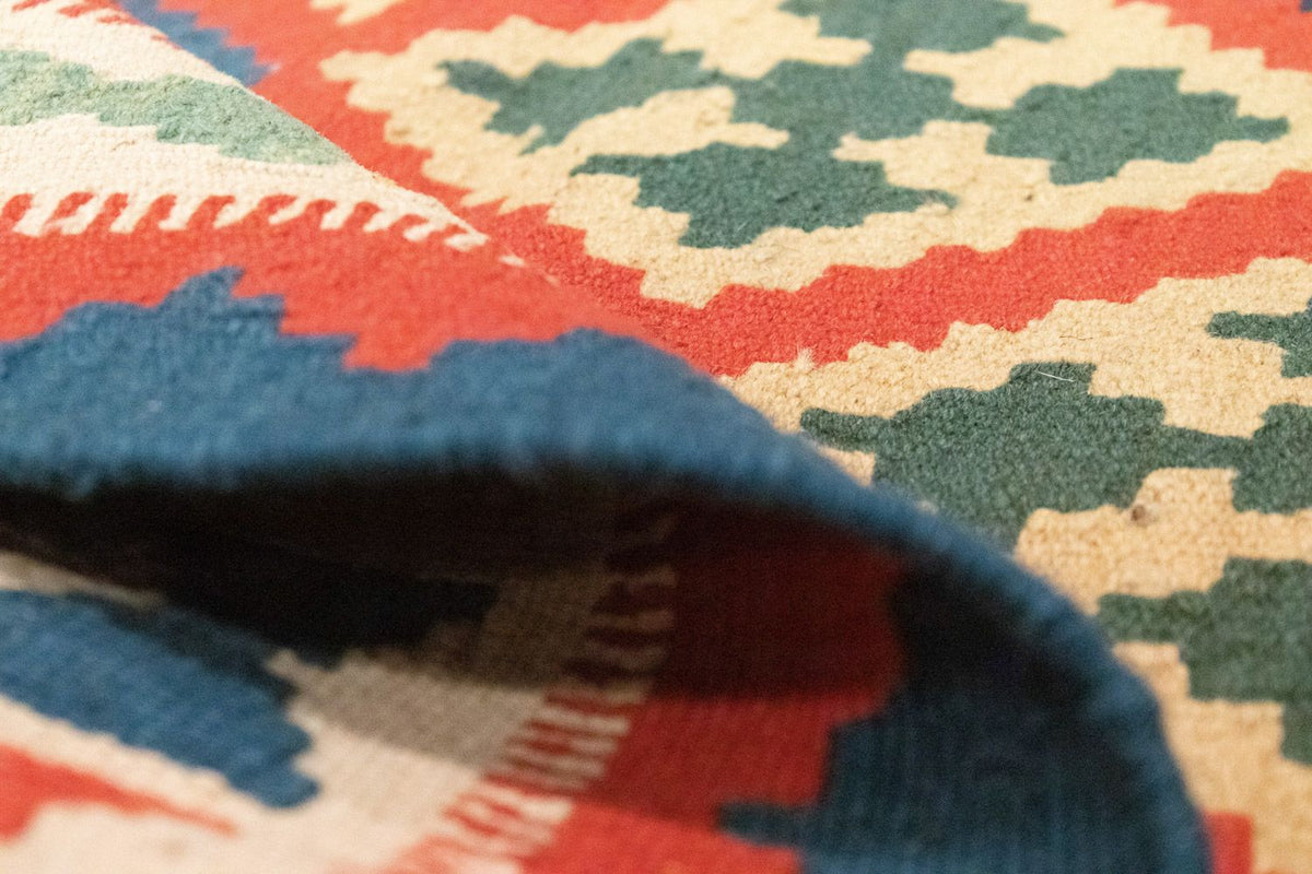 Kelim Teppich - Splash 148 x 106 cm - rot