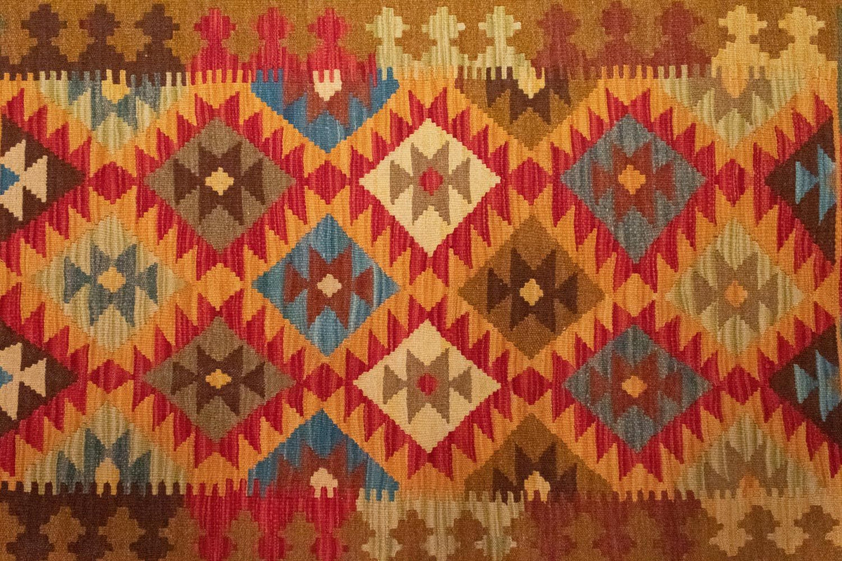 Kelim Teppich - Splash 155 x 99 cm - mehrfarbig