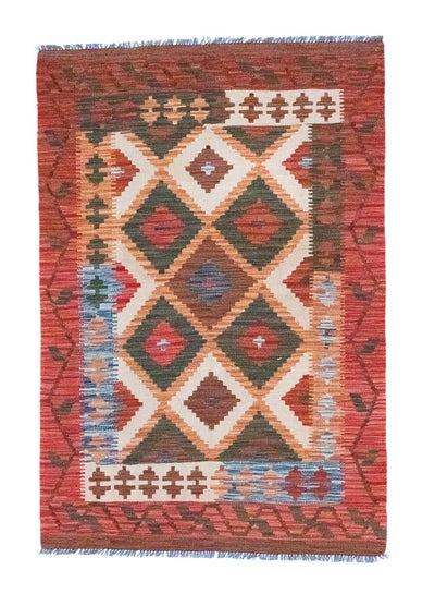 Kelim Afghan Teppich 104x152cm