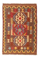Kelim Teppich - Splash 125 x 86 cm - mehrfarbig