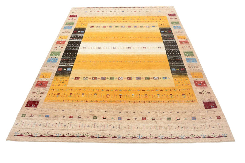 Gabbeh Teppich - Loribaft Indus - 245 x 173 cm - mehrfarbig