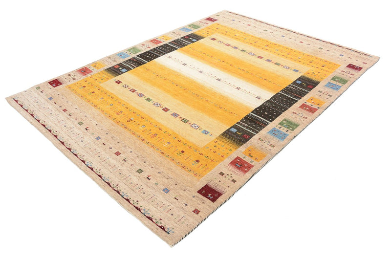 Gabbeh Teppich - Loribaft Indus - 245 x 173 cm - mehrfarbig