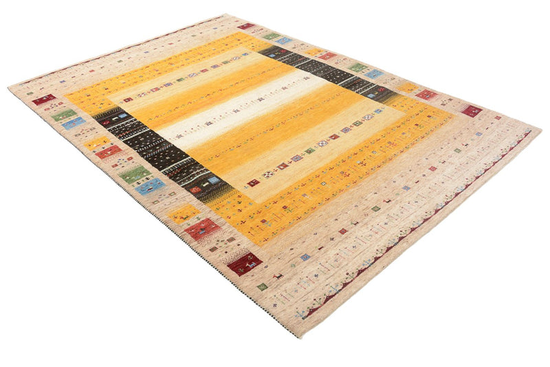 Gabbeh Teppich - Loribaft Indus - 245 x 173 cm - mehrfarbig