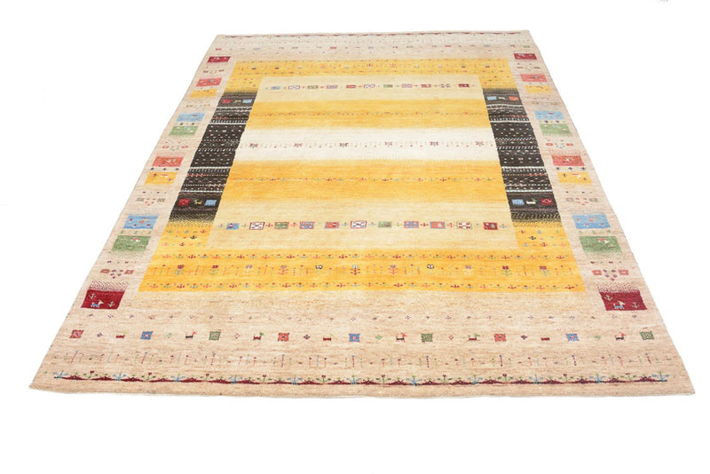 Gabbeh Teppich - Loribaft Indus - 245 x 173 cm - mehrfarbig