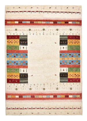 Gabbeh Teppich - Loribaft Indus - 240 x 171 cm - mehrfarbig