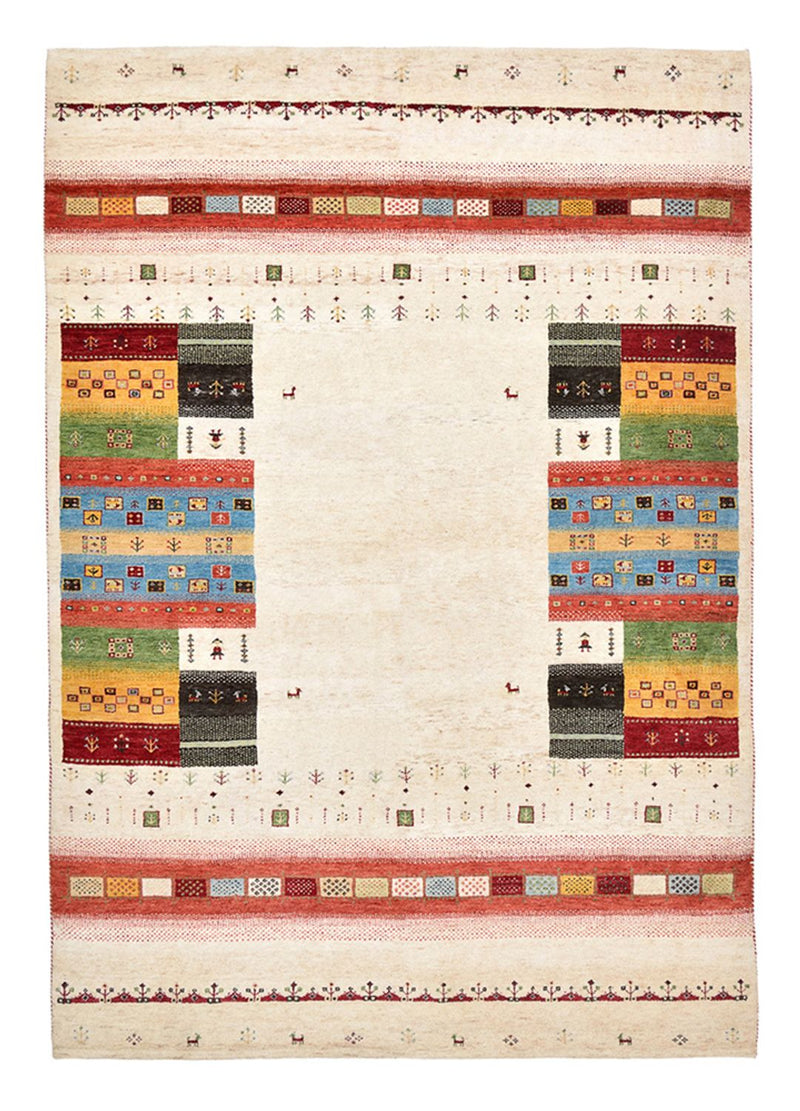 Gabbeh Teppich - Loribaft Indus - 240 x 171 cm - mehrfarbig