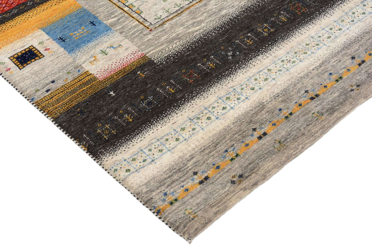Gabbeh Teppich - Loribaft Indus - 241 x 174 cm - mehrfarbig