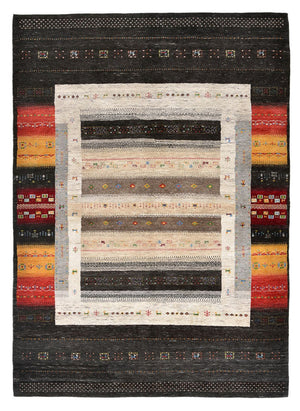 Gabbeh Teppich - Loribaft Indus - 241 x 175 cm - mehrfarbig