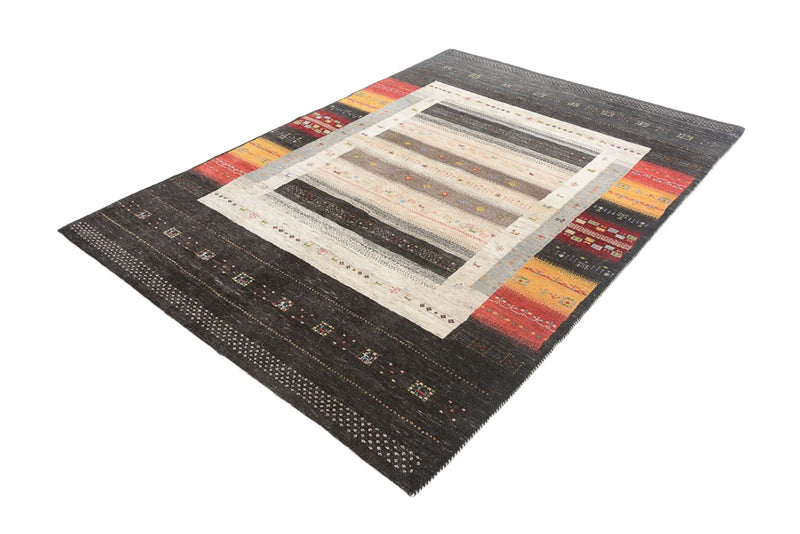 Gabbeh Teppich - Loribaft Indus - 241 x 175 cm - mehrfarbig