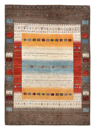 Gabbeh Teppich - Loribaft Indus - 203 x 146 cm - mehrfarbig
