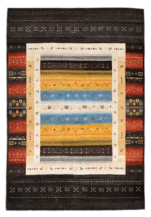 Gabbeh Teppich - Loribaft Indus - 212 x 143 cm - mehrfarbig