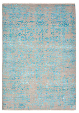 Designer Teppich - 247 x 170 cm - türkis