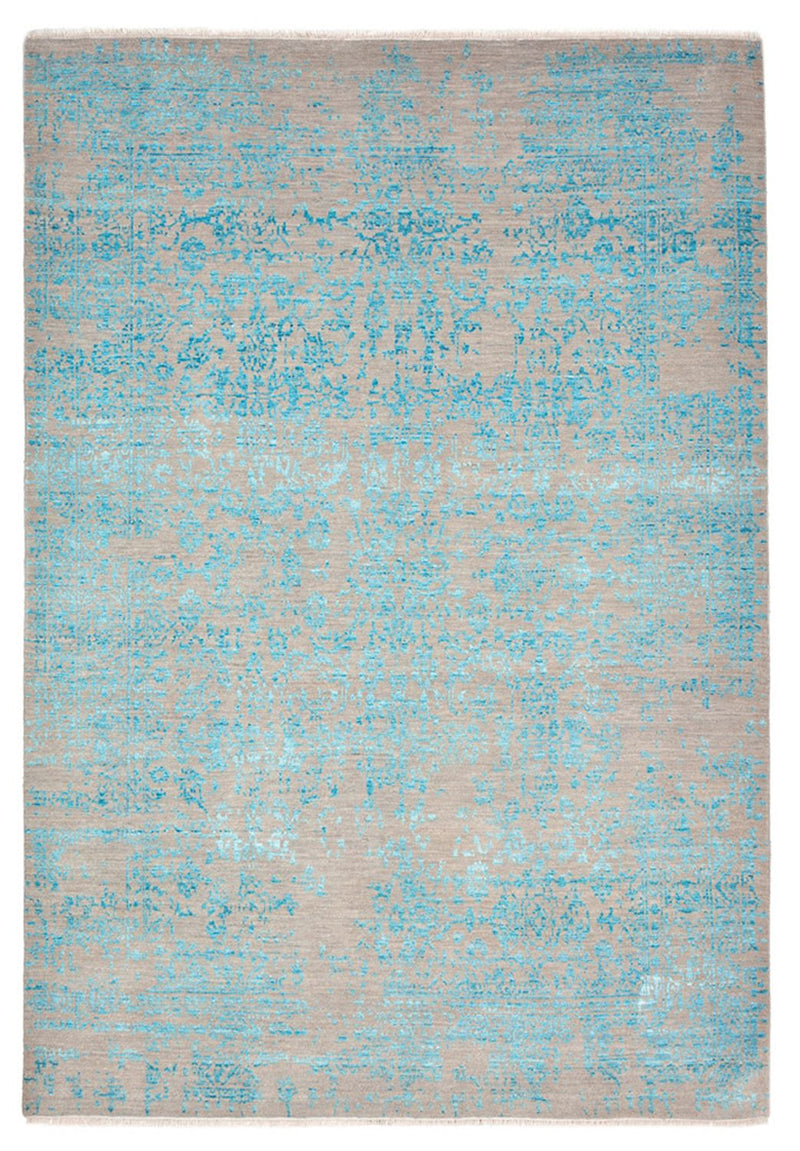Designer Teppich - 247 x 170 cm - türkis