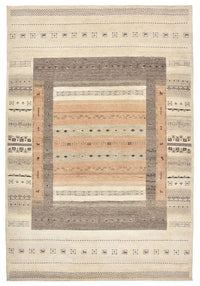 Gabbeh Teppich - Loribaft Indus - 299 x 205 cm - dunkelbeige