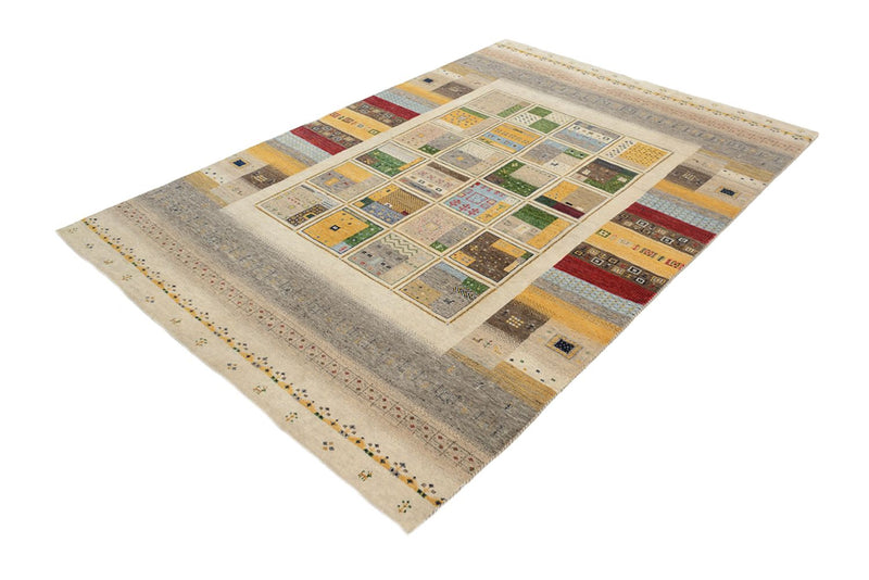 Gabbeh Teppich - Loribaft Indus - 241 x 174 cm - mehrfarbig