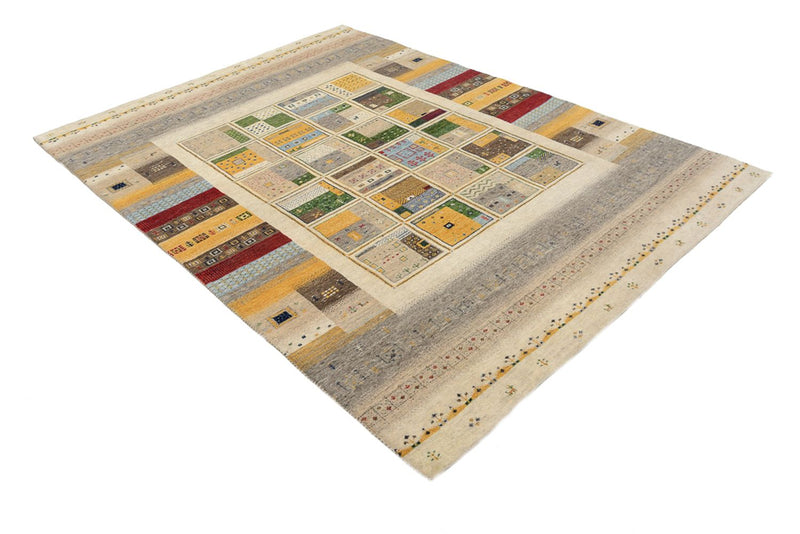Gabbeh Teppich - Loribaft Indus - 241 x 174 cm - mehrfarbig