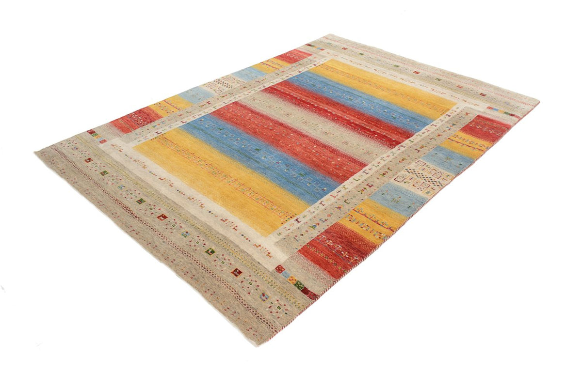 Gabbeh Teppich - Loribaft Indus - 236 x 173 cm - mehrfarbig