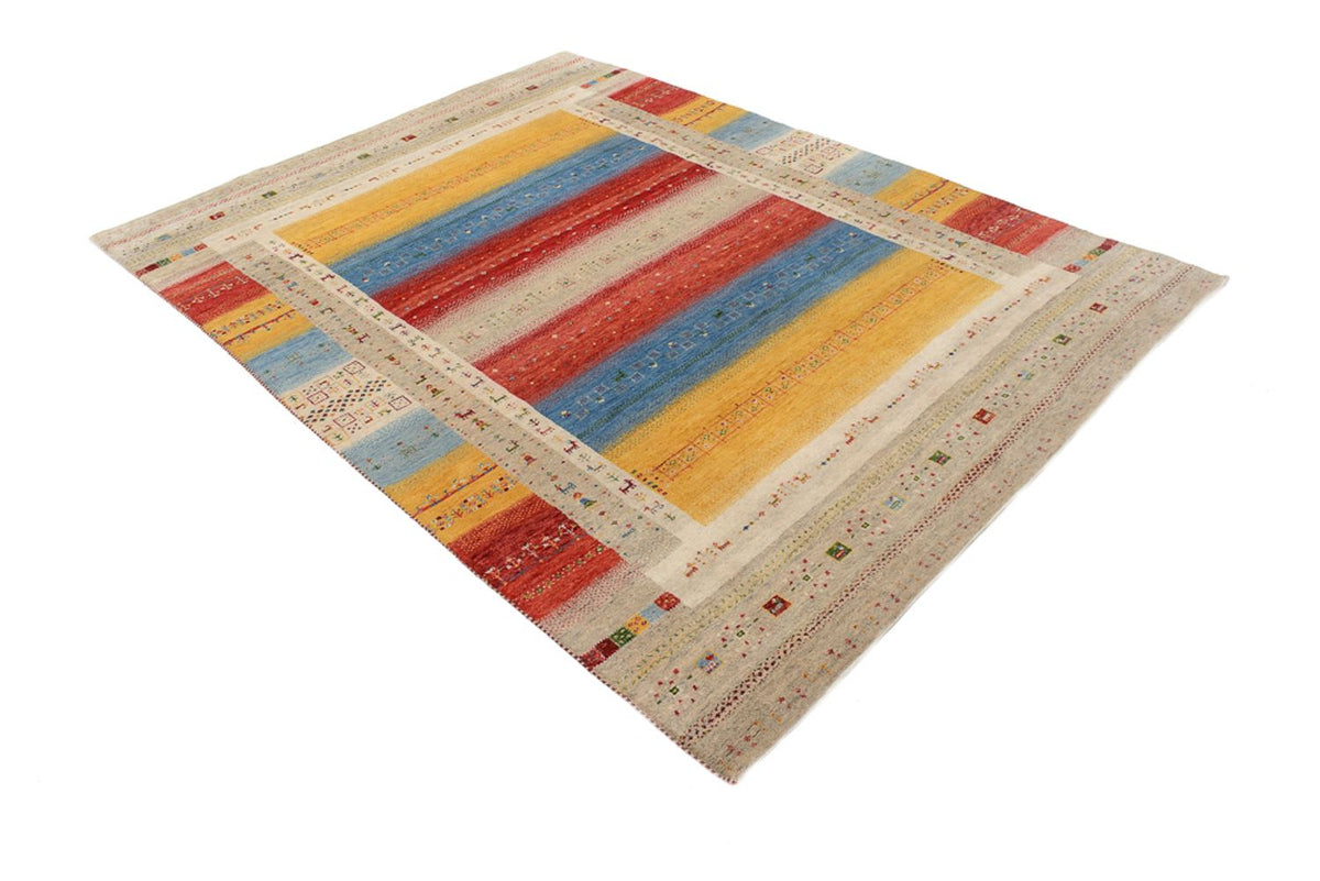 Gabbeh Teppich - Loribaft Indus - 236 x 173 cm - mehrfarbig