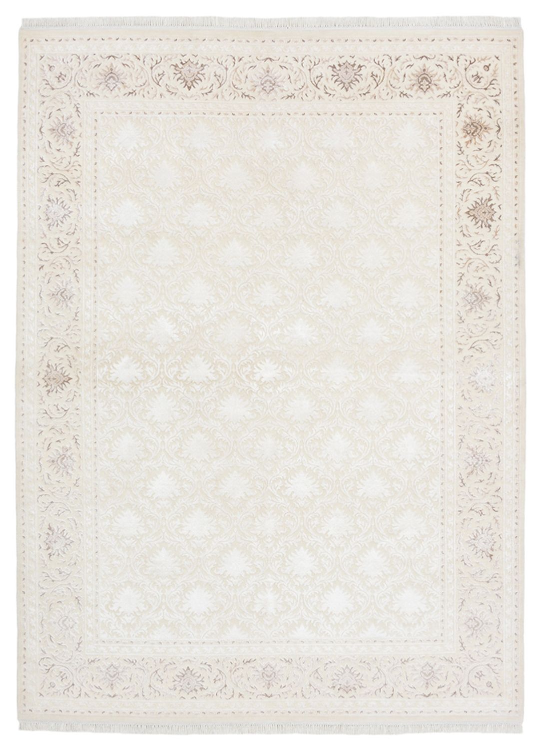 Orientteppich - 240 x 176 cm - weiß
