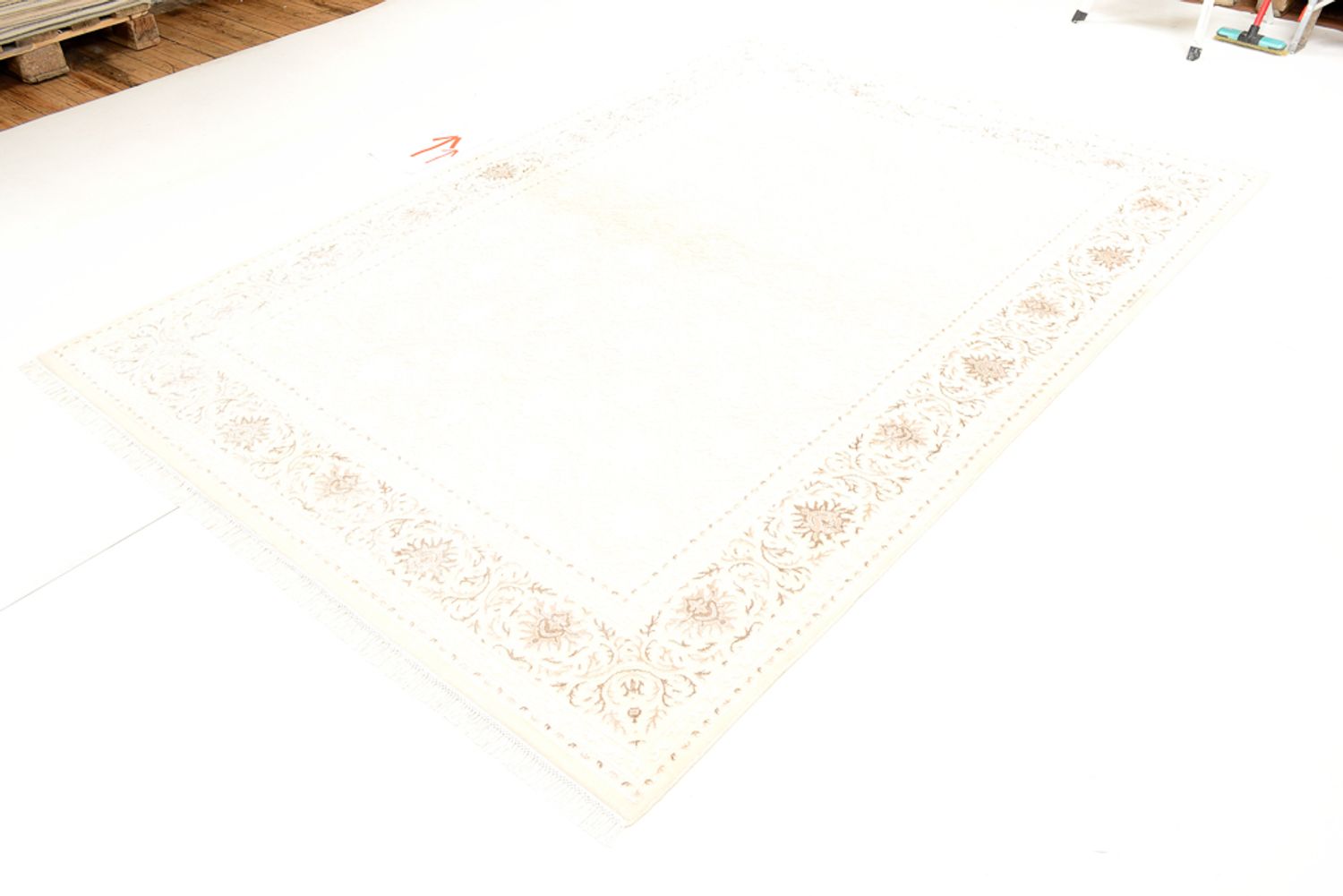 Orientteppich - 240 x 176 cm - weiß