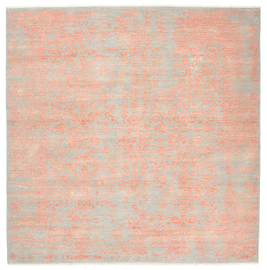 Designer Teppich quadratisch  - 248 x 247 cm - orange