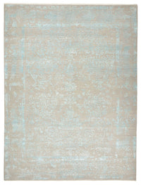 Designer Teppich - 401 x 307 cm - hellblau