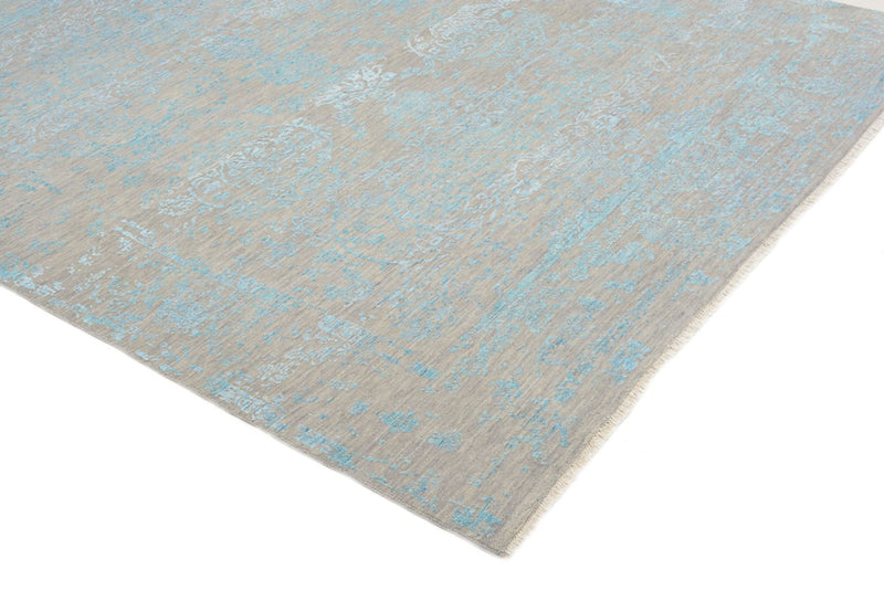 Designer Teppich - 401 x 307 cm - hellblau