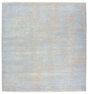Designer Teppich - 289 x 274 cm - hellblau