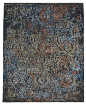 Designer Teppich - 304 x 250 cm - mehrfarbig