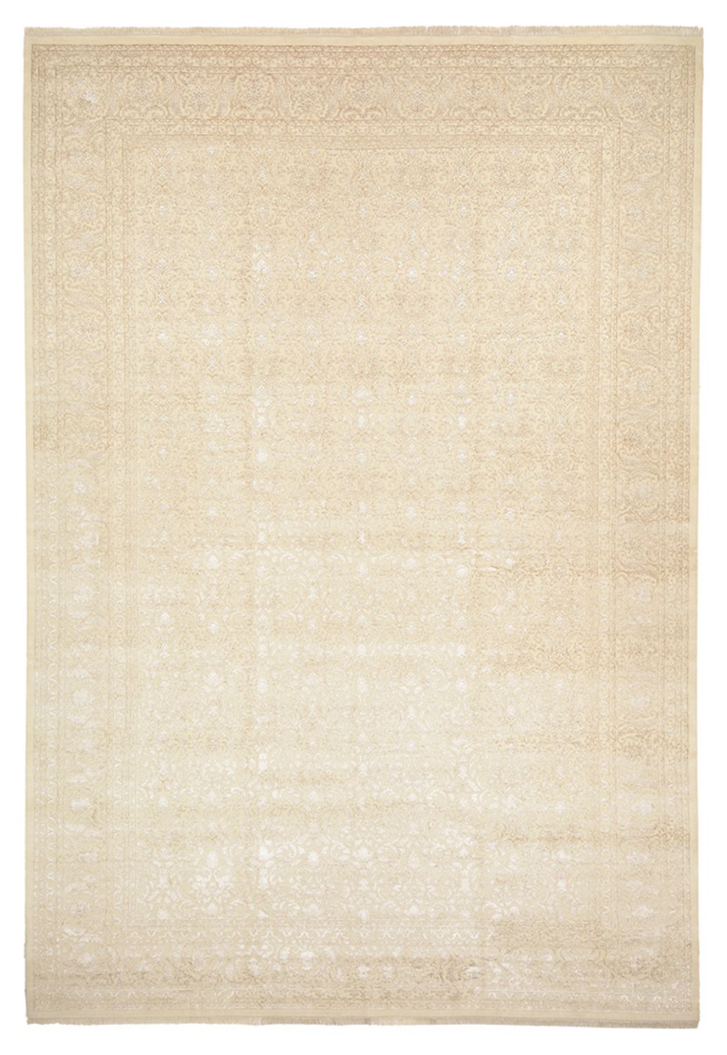 Designer Teppich - 541 x 364 cm - hellbeige