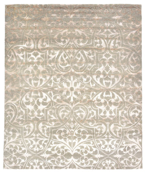 Designer Teppich - 288 x 242 cm - hellgrau