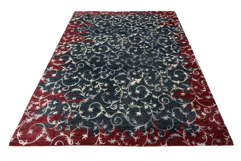 Designer Teppich - 242 x 171 cm - dunkelgrau