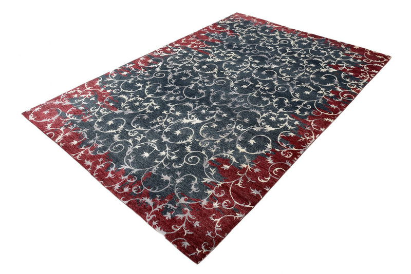 Designer Teppich - 242 x 171 cm - dunkelgrau