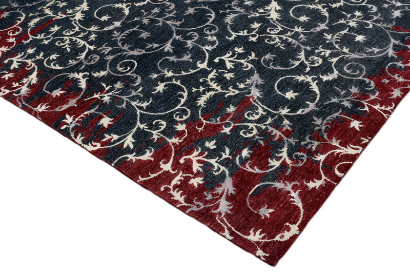 Designer Teppich - 242 x 171 cm - dunkelgrau