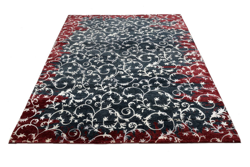 Designer Teppich - 242 x 171 cm - dunkelgrau