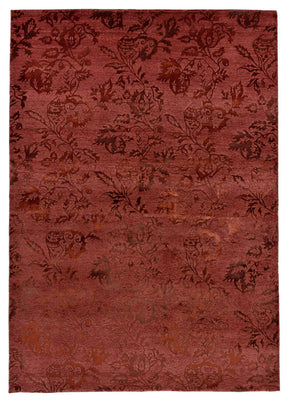Designer Teppich - 238 x 171 cm - rot