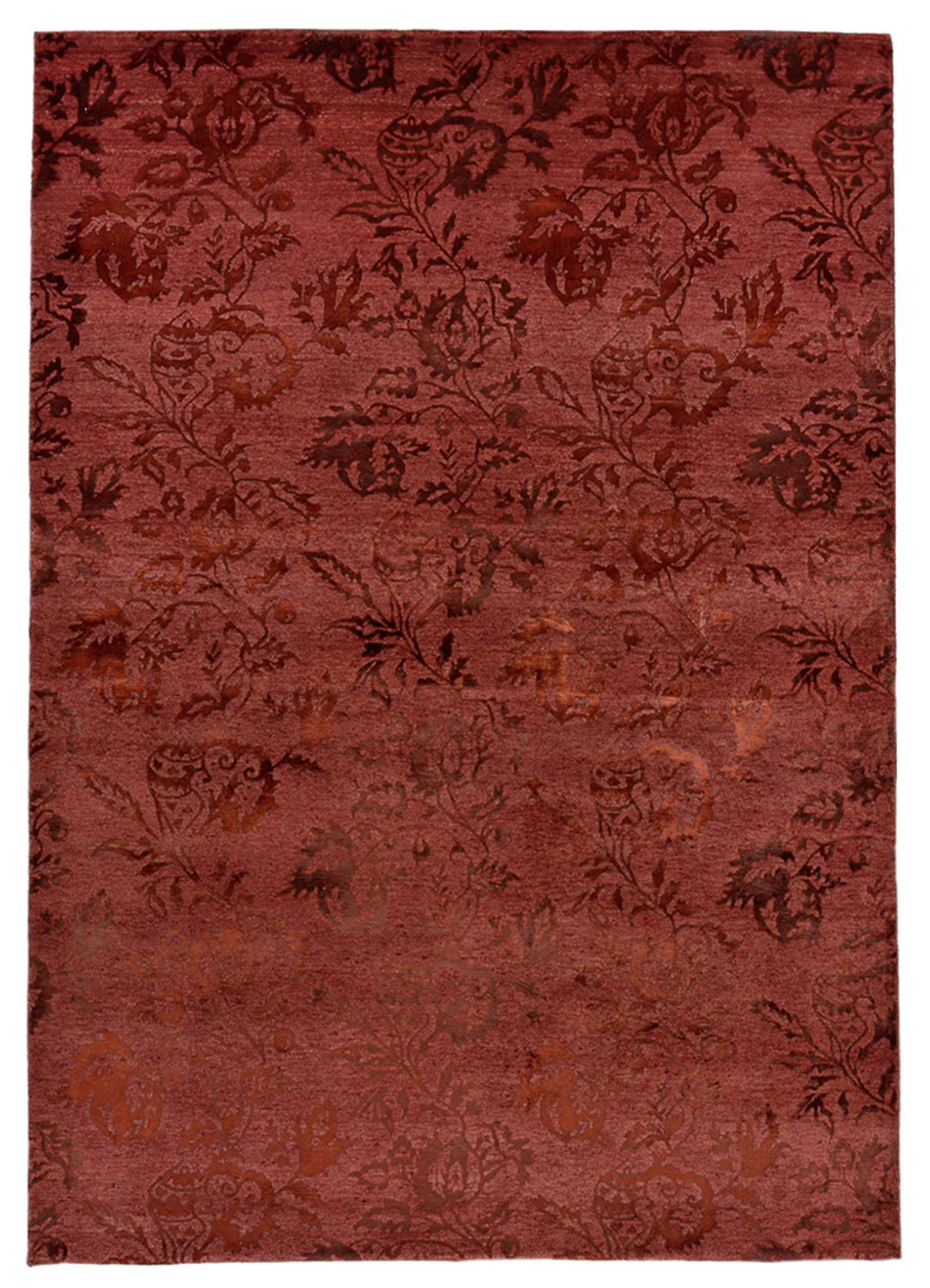 Designer Teppich - 238 x 171 cm - rot