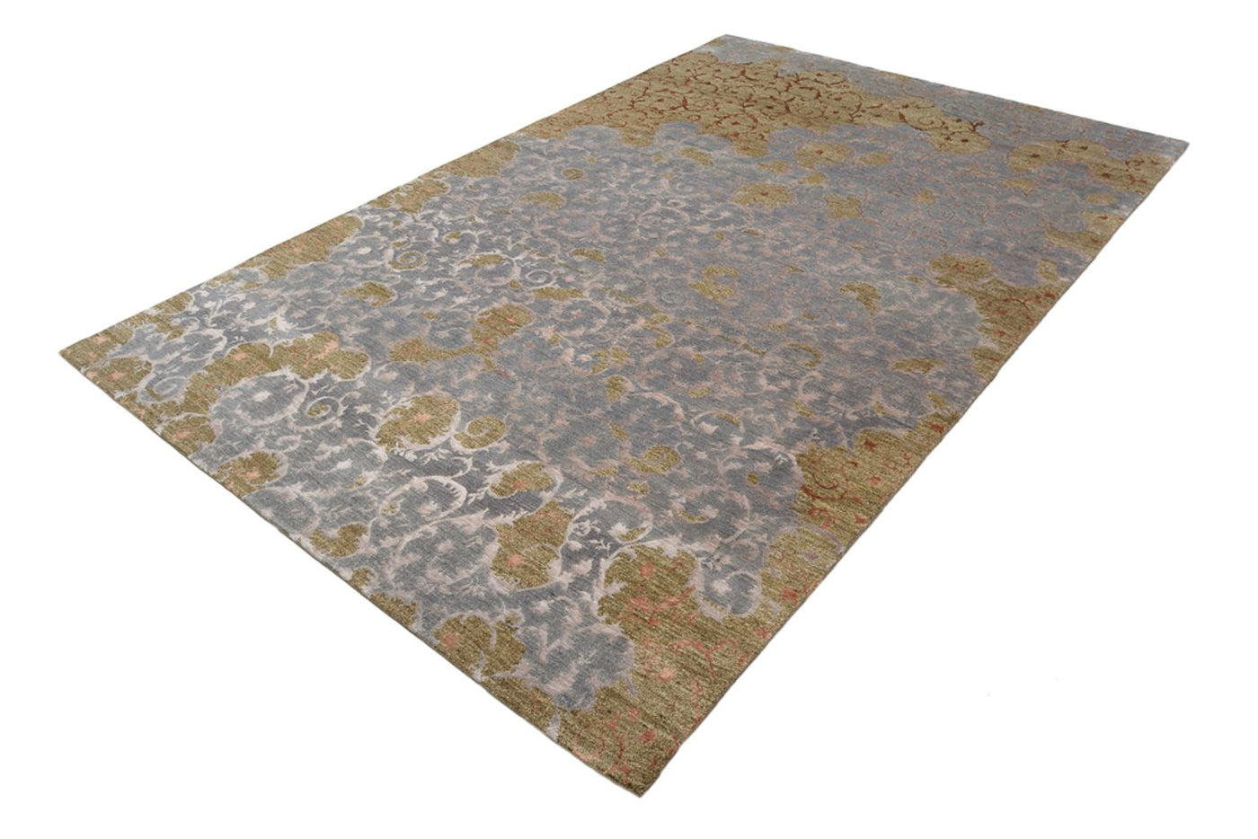 Designer Teppich - 273 x 182 cm - olivgrün