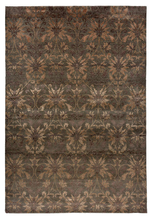 Designer Teppich - 302 x 204 cm - dunkelbraun