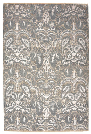 Designer Teppich - 304 x 205 cm - hellgrau