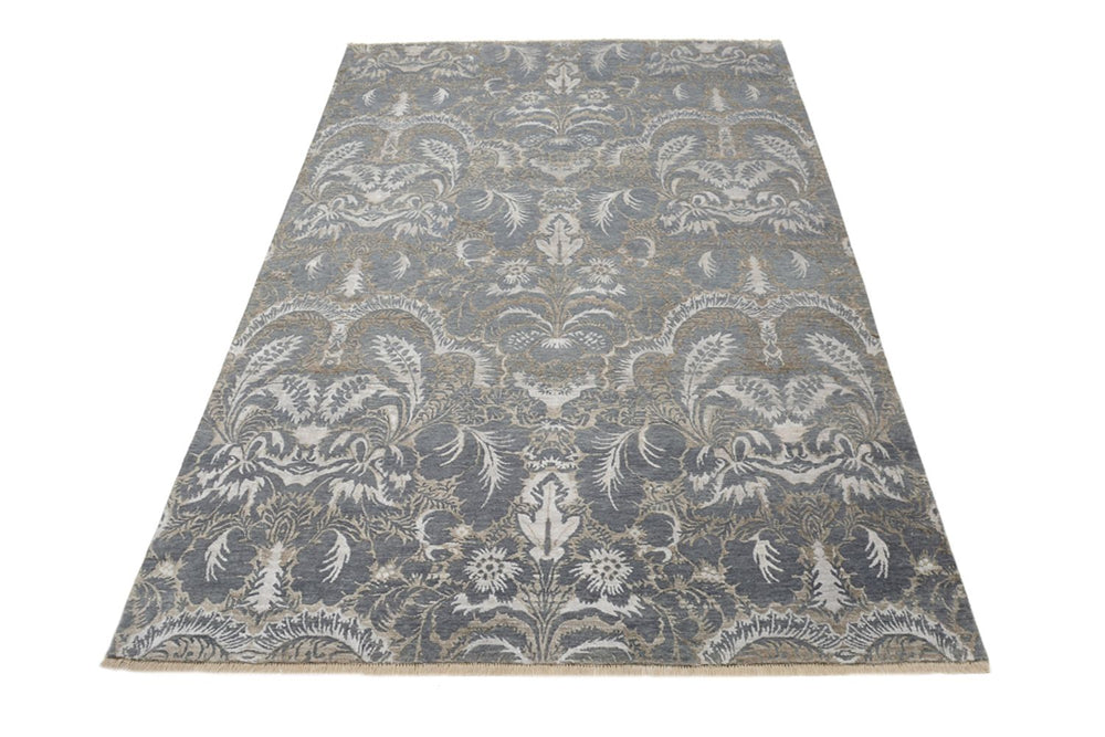Designer Teppich - 304 x 205 cm - hellgrau