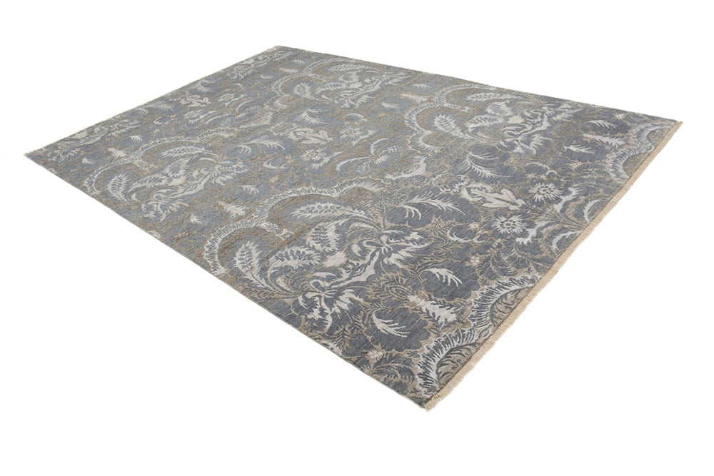 Designer Teppich - 304 x 205 cm - hellgrau